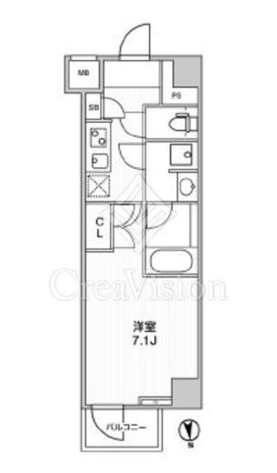 ザ・レジデンス神楽坂Ⅱ　305号室　間取り