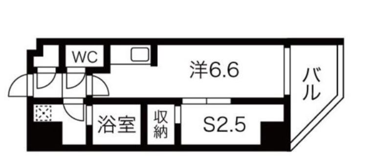 シーズンフラッツ蔵前清澄通り　1004号室　間取り