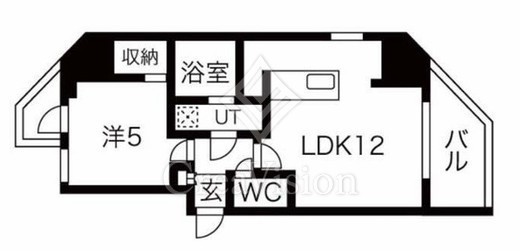シーズンフラッツ蔵前清澄通り　1201号室　間取り