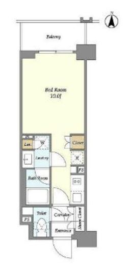 ラティエラ両国　202号室　間取り