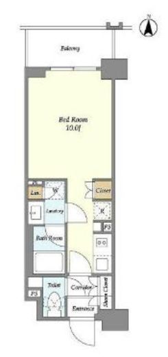 ラティエラ両国　406号室　間取り