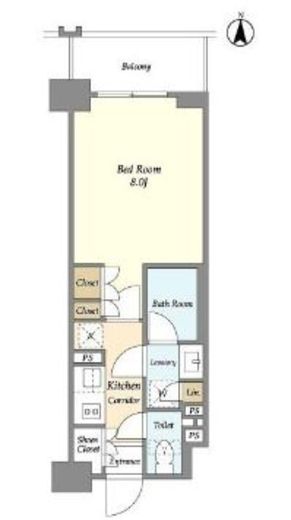 ラティエラ両国　503号室　間取り
