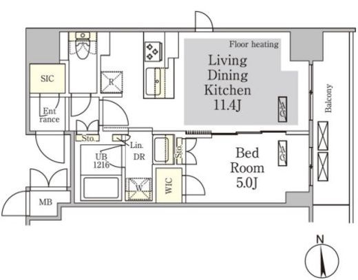 テラス御徒町　301号室　間取り