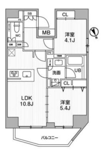 SYFORME江戸川橋 (シーフォルム江戸川橋)　702号室　間取り