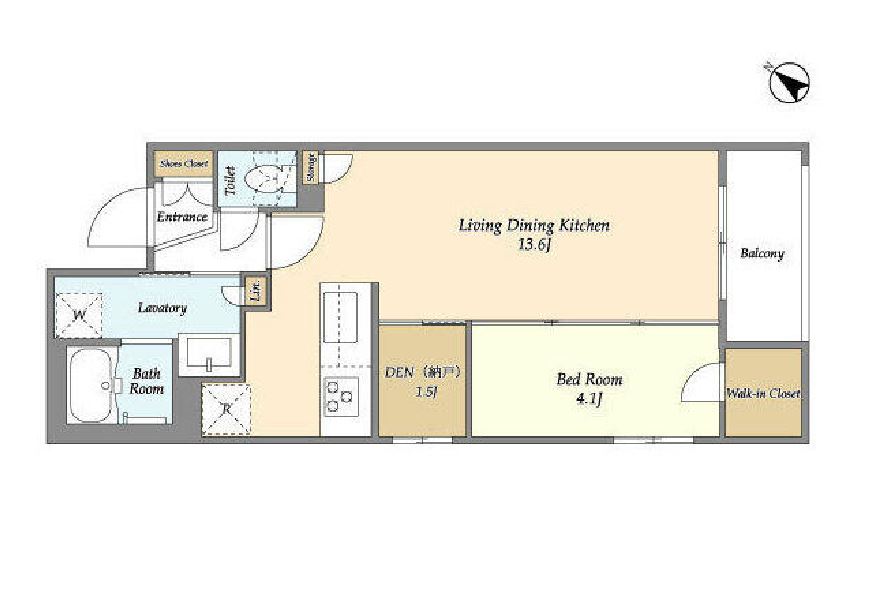 アジュールテラス目黒祐天寺　502号室　間取り