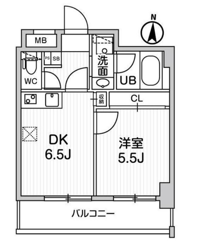 オルタナ錦糸町　402号室　間取り