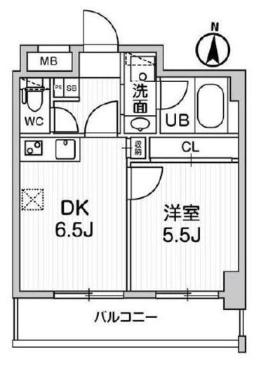 ALTERNA錦糸町 (オルタナ錦糸町)　702号室　間取り