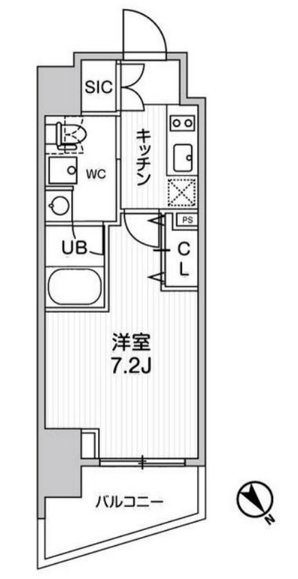 ステージファースト浅草橋Ⅲ　302号室　間取り