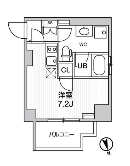 ＡＬＴＥＲＮＡ南大井（旧：トラディス南大井Ⅲ）　204号室　間取り