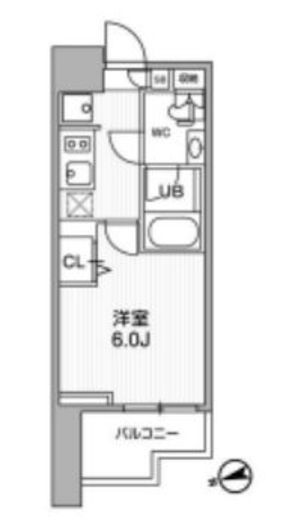 ALTERNA南大井 (オルタナ南大井)　202号室　間取り