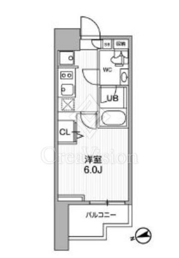 ALTERNA南大井 (オルタナ南大井)　402号室　間取り