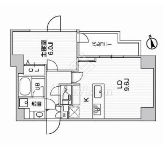 ALTERNA南大井 (オルタナ南大井)　403号室　間取り