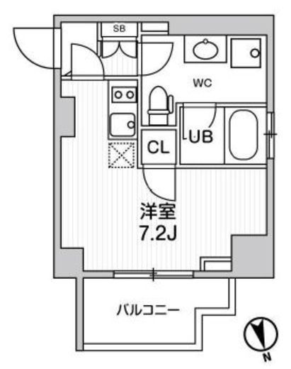 ALTERNA南大井 (オルタナ南大井)　404号室　間取り