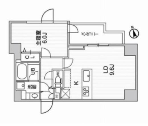 ALTERNA南大井 (オルタナ南大井)　503号室　間取り