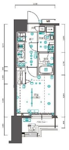 ALTERNA南大井 (オルタナ南大井)　802号室　間取り