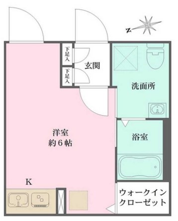 ＣＥＬＥＦＯＲＴ　ＫＡＧＵＲＡＺＡＫＡ　201号室　間取り
