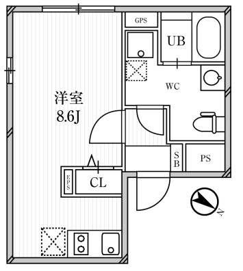 PASEO目黒　301号室　間取り