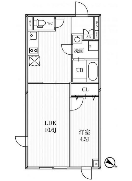 PASEO目黒　202号室　間取り