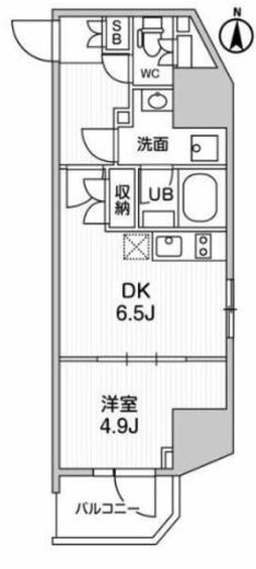 ALTERNA亀戸Ⅲ (オルタナ亀戸3)　901号室　間取り