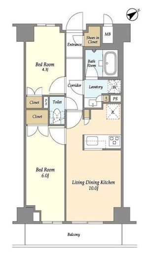 市谷台町坂フロント　903号室　間取り