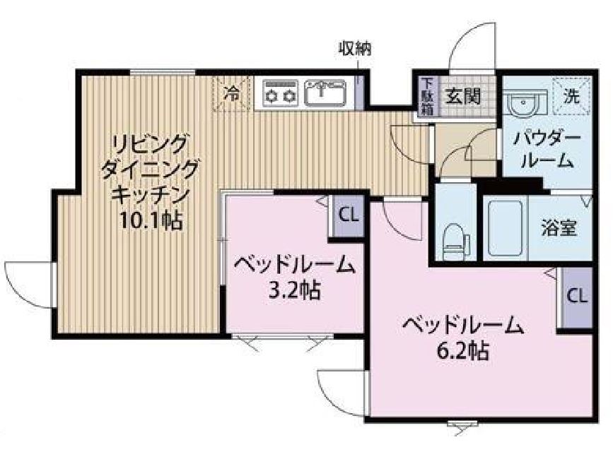 ザ・シティレジデンス神宮前　501号室　間取り