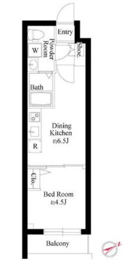 GRAN PASEO門前仲町 (グランパセオ門前仲町)　207号室　間取り