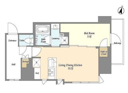 AIFLAT若松河田 (アイフラット若松河田)　204号室　間取り
