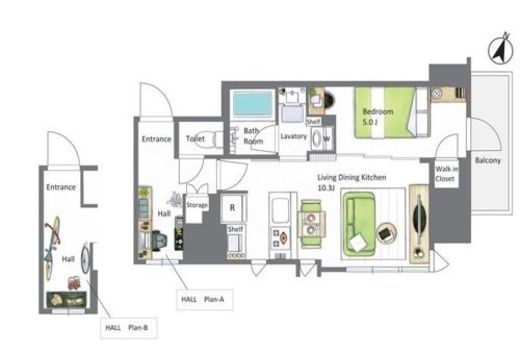 AIFLAT若松河田 (アイフラット若松河田)　904号室　間取り