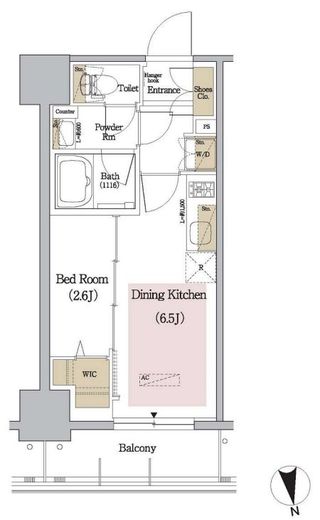 アーバネックス新御徒町　503号室　間取り