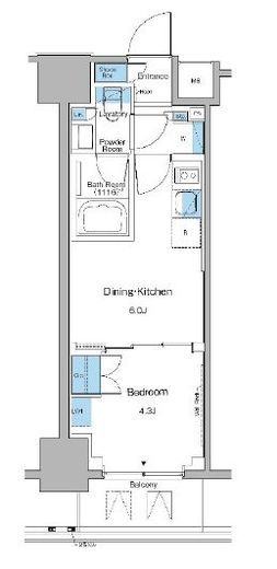 ルフォンプログレ上野マークス　502号室　間取り