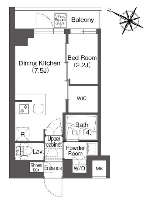 コンフォリア二葉　313号室　間取り
