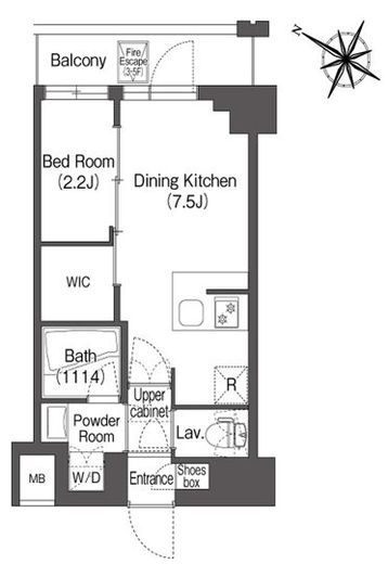 コンフォリア二葉　310号室　間取り
