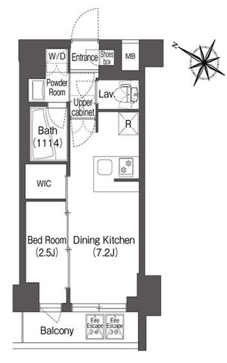 コンフォリア二葉　403号室　間取り