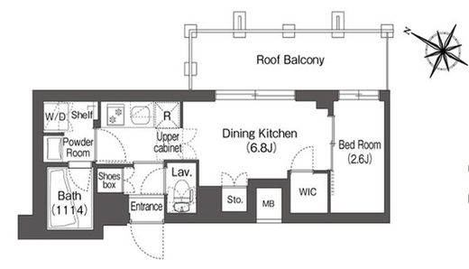 コンフォリア二葉　607号室　間取り