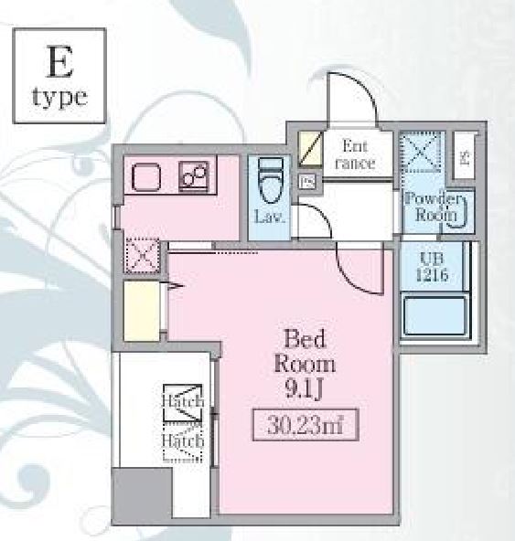 アビタシオン創　301号室　間取り