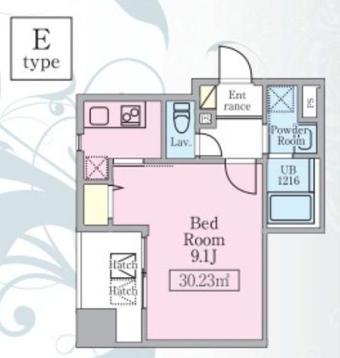 アビタシオン創　301号室　間取り