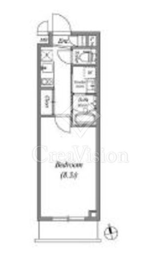 QUALITAS大森山王 (クオリタス大森山王)　305号室　間取り