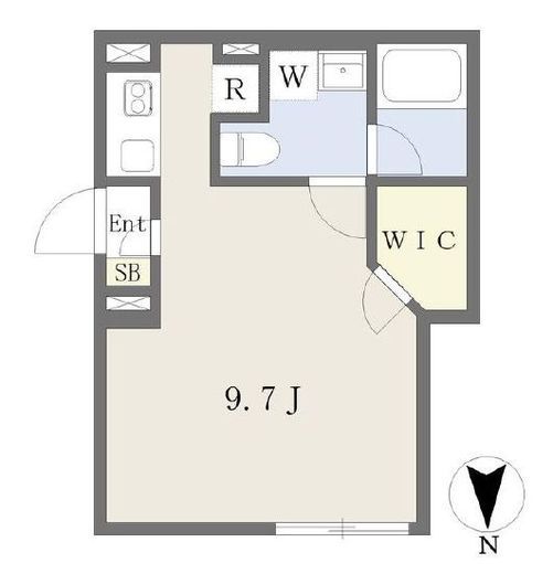 Reve Residence高輪 (レーヴレジデンス高輪)　203号室　間取り