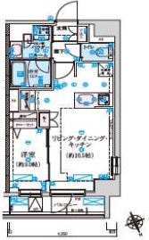 リヴシティ初台　501号室　間取り