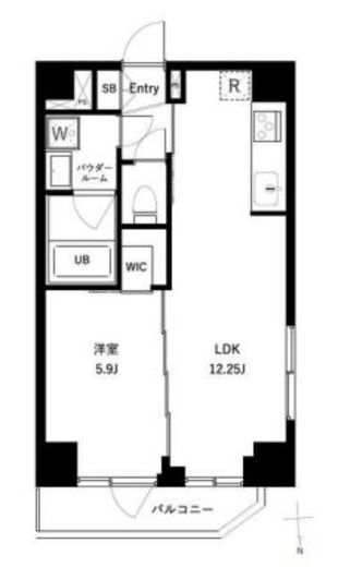 オーキッドレジデンス上野稲荷町Ⅱ　402号室　間取り