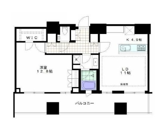 ブランズ渋谷桜丘　2102号室　間取り
