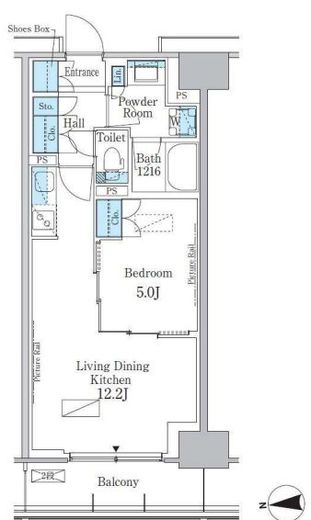パークアクシス新宿百人町　120号室　間取り
