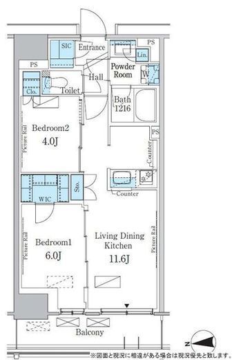 パークアクシス新宿百人町　329号室　間取り