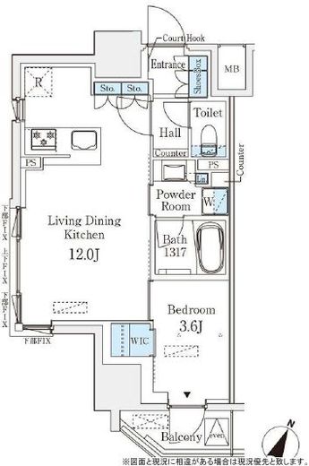 ベルファース神田神保町　506号室　間取り