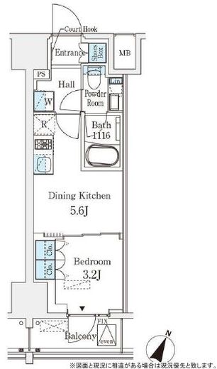ベルファース神田神保町　702号室　間取り