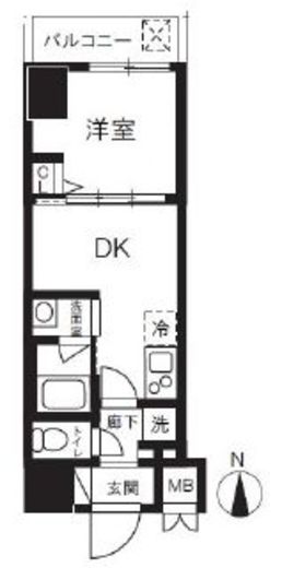 ハーモニーレジデンスグローバルキャピタル　101号室　間取り