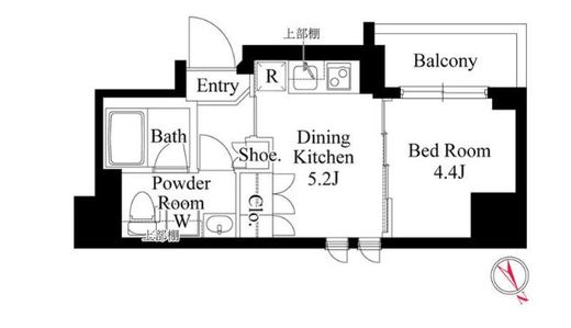 TAS浅草レジデンス　601号室　間取り