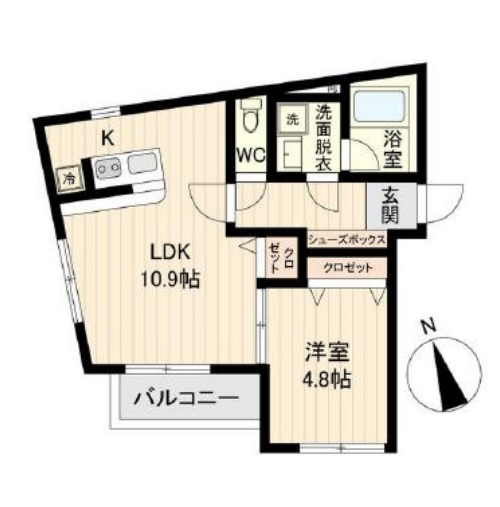 LiveFlat戸越　301号室　間取り