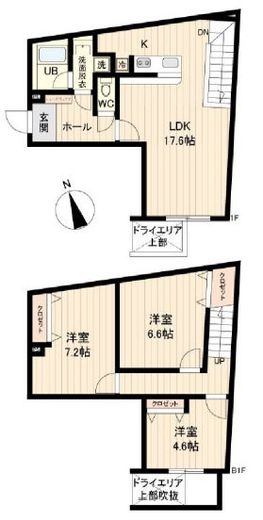 LiveFlat戸越 (ライブフラット戸越)　103号室　間取り