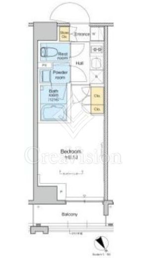プラウドフラット清澄通り　712号室　間取り